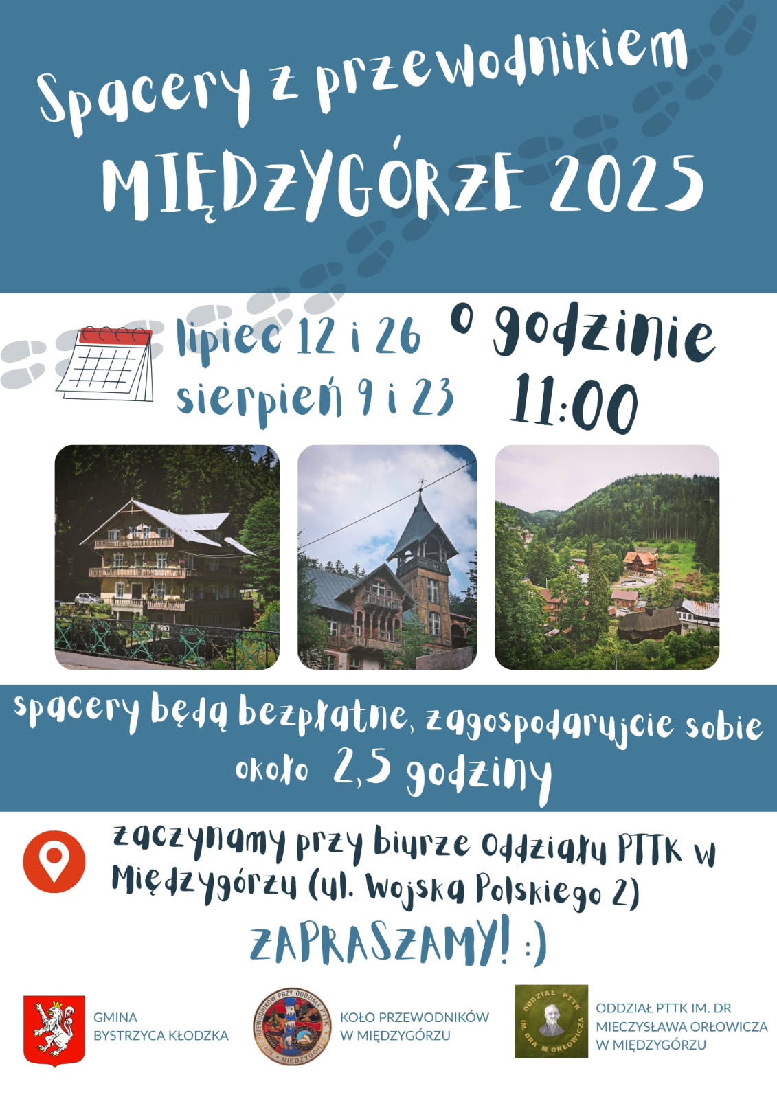 SPACERY Z PRZEWODNIKIEM W MIĘDZYGÓRZU