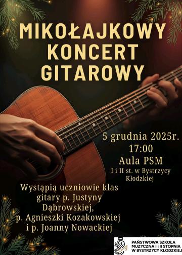 MIKOŁAJKOWY KONCERT GITAROWY