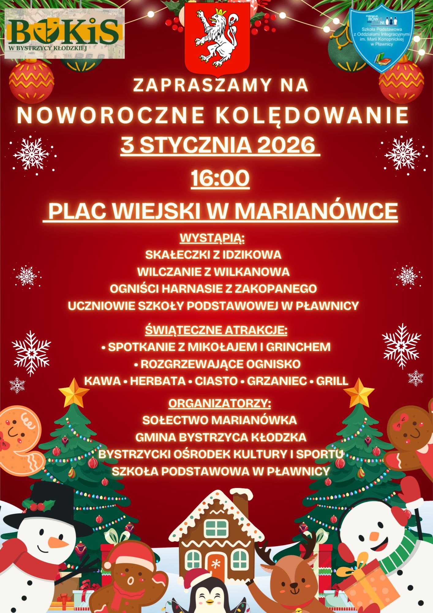 NOWOROCZNE KOLĘDOWANIE W MARIANÓWCE