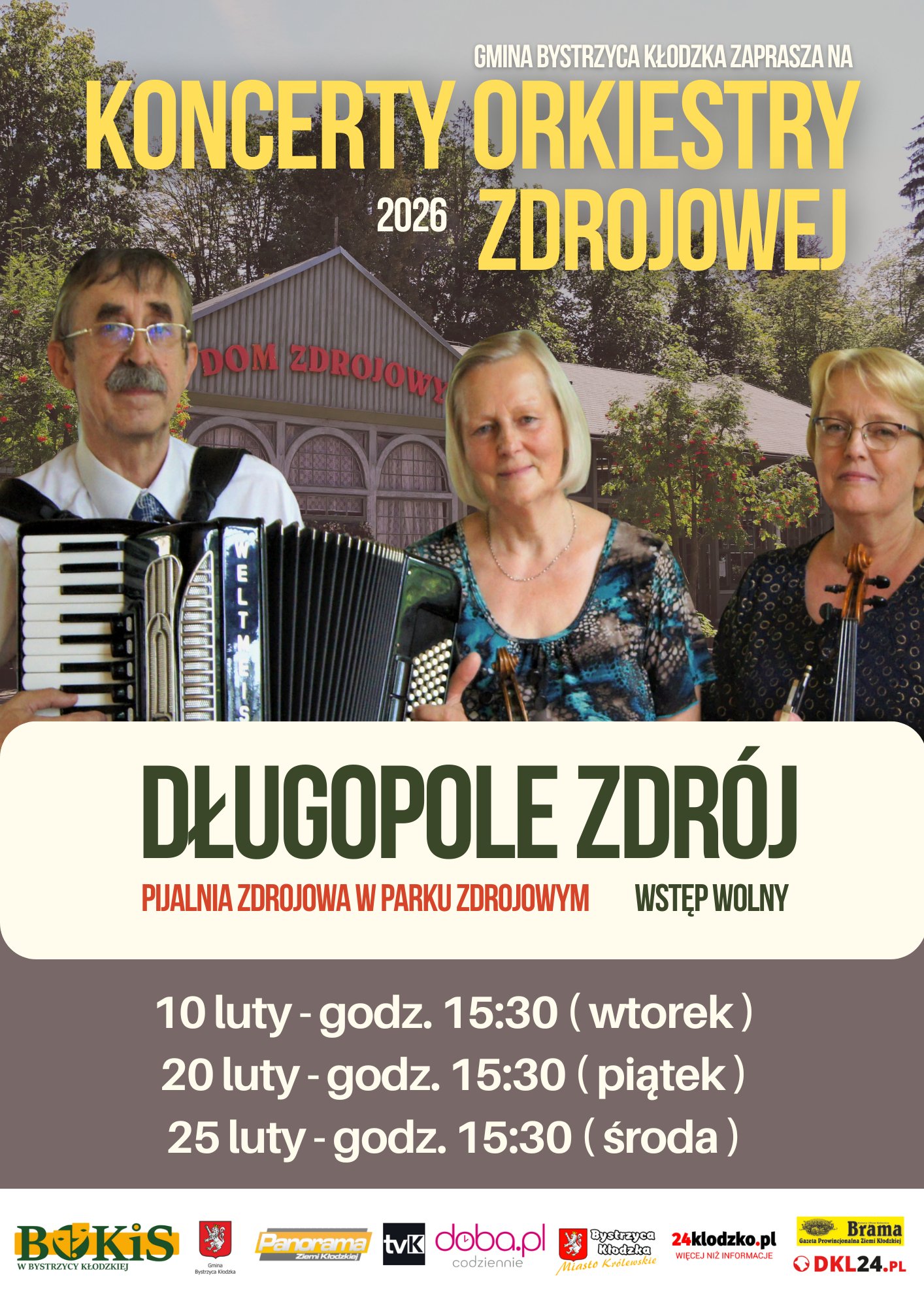 KONCERTY ORKIESTRY ZDROJOWEJ