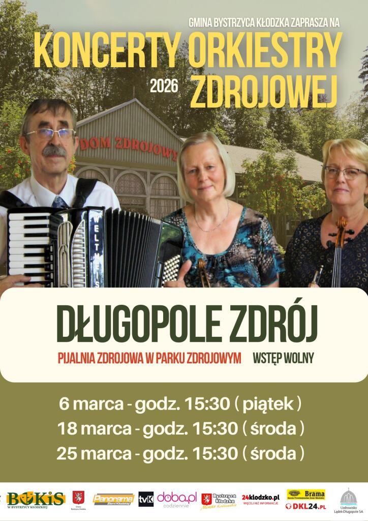 KONCERTY ORKIESTRY ZDROJOWEJ