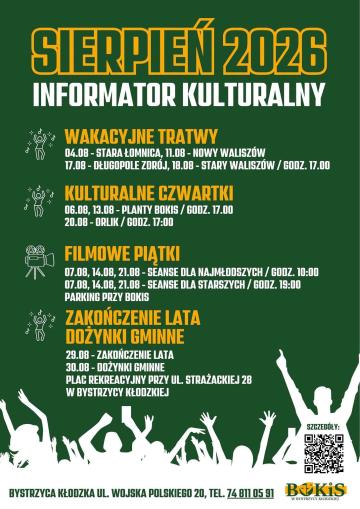 INFORMATOR KULTURALNY SIERPIEŃ 2026
