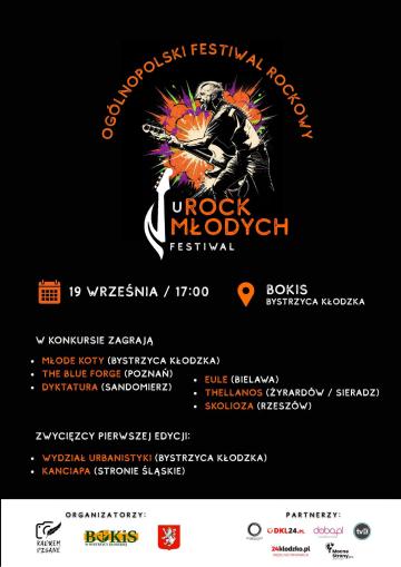 OGÓLNOPOLSKI FESTIWAL ROCKOWY uROCK MŁODYCH