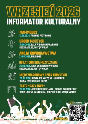 INFORMATOR KULTURALNY WRZESIEŃ 2026